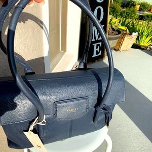 Radley London Pebble Leather shoulder Bag  (Ink)